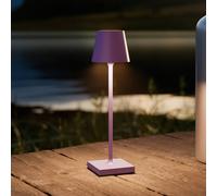Sigor Lampada da tavolo a LED a batteria Nuindie pocket, viola, IP54, dimmerabile Sigor