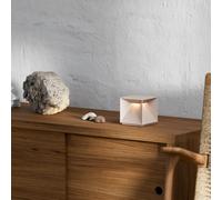 Sigor Lampada da tavolo LED Nutalis, beige dune, IP54, dimmerabile Sigor