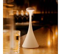 Sigor Lampada da tavolo ricaricabile a LED Nudrop mini, beige dune, IP54, dimmerabile 4541401