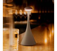 Sigor Lampada da tavolo ricaricabile a LED Nudrop mini, grigio grafite, IP54, Sigor