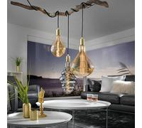 Sigor Lampadina LED Giant Nest E27 6W Filamento 922 dimmerabile titanio 6126501