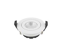 Sigor LED spot da incasso a soffitto Diled, Ø 8,5 cm, 6 W, 3.000 K, bianco Sigor