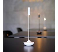 Sigor Nucandle Lampada da tavolo ricaricabile a LED, bianca, IP54, dimmerabile Sigor