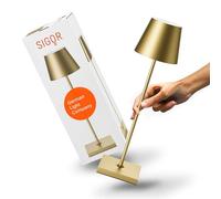 Sigor Nuindie IP54 Lampada LED da tavolo ricaricabile 38 cm rotonda USB-C color Sigor