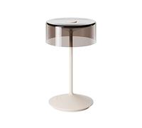 SIGOR Numotion - Lampada da tavolo a LED dimmerabile, per interni ed esterni, IP54, resistente agli spruzzi, altezza 26,5 cm, ricaricabile con Easy Connect, durata 12 ore, colore: Nero