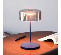 Sigor Numotion Lampada da tavolo ricaricabile a LED, blu, vetro, IP54, dimmerabile Sigor