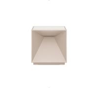 SIGOR Nutalis - Lampada da tavolo a LED dimmerabile, a forma di cubo, per interni ed esterni, IP54, resistente agli spruzzi, altezza 10 cm, ricaricabile con Easy Connect Puk, durata 9 ore, colore: