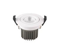 Sigor Spot LED da incasso a soffitto Diled, Ø 8,5 cm, 10 W, Dime LED, bianco Sigor