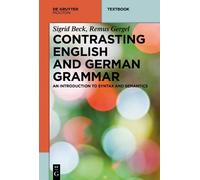 Sigrid Beck Remus Gerge Contrasting English and German Gramma (Copertina rigida)