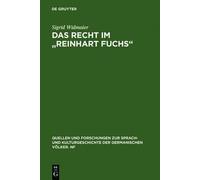 Sigrid Widmaier Das Recht im "Reinhart Fuchs" (Copertina rigida)