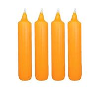 Sigro 12 Candele dell'Avvento, 4 Pezzi, 23 x 105 mm, Cera, Giallo, Taglia Unica