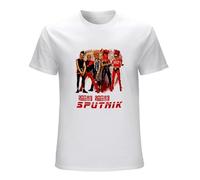 Sigue Sigue Sputnik British New Wave Rock Band Music Graphic T-Shirt WhiteL White L