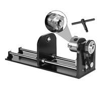 Sihao Rotary Roller per Incisore Laser, Applicabile solo alle macchine Sihao, Rullo rotativo per incisione laser per oggetti cilindrici, 360° asse Y, Regolazione a tre livelli