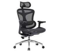 SIHOO Doro C300 Sedia Ufficio Ergonómica, Supporto Lombare Dinamico, Nero | Braccioli 3D Morbidi, Schienale Reclinabile Regolabile Altezza, Sedia Girevole, Seduta Ampia, Adatta per Lavoro a Distanza