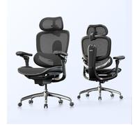 SIHOO Doro C300 V2 Sedia da Ufficio Ergonomica, Sedia da Scrivania in Rete con Braccioli 8D e Supporto Lombare Girevole, Sedia da Computer con Poggiatesta 3D, Inclinazione per l'Ufficio Domestico