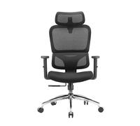 SIHOO M56C - Sedia da ufficio ergonomica regolabile, Sedia da ufficio con supporto lombare dinamico 3D, schienale in rete traspirante, poggiatesta e braccioli regolabili in PU. Ideale per l'ufficio di