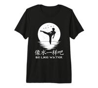 Sii Come Acqua, Simboli Cinesi Hanzi calligrafici Maglietta Premium
