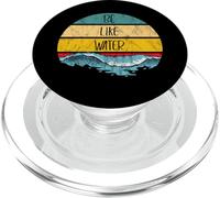 Sii Come L'acqua Arti Marziali Taoismo Oceano Retro Vintage PopSockets PopGrip per MagSafe