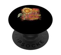 Sii come un girasole, starò alto e troverò la luce del sole PopSockets PopGrip Adesivo