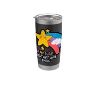Sii come una stella Umorismo sarcastico distante e morente Bicchiere termico in acciaio inox doppia parete