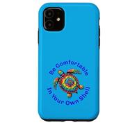 Sii comodo nel tuo guscio: Tie Dye Sea Turtle Design Custodia per iPhone 11