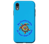 Sii comodo nel tuo guscio: Tie Dye Sea Turtle Design Custodia per iPhone XR