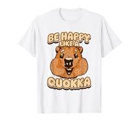 Sii felice come un quokka Setonix Brachyurus roditore Quokka Maglietta