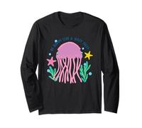 Sii Felice Come Una Simpatica Medusa oceanica e Stella Marina Maglia a Manica