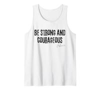 Sii Forte e Coraggioso Giosuè 1:9 Bibbia Fede Forza Canotta