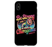 Sii forte e coraggioso Giosuè 1:9 Leone Custodia per iPhone XS Max