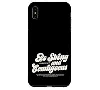 Sii forte e coraggioso versetto biblico cristiano Giosuè 1:9 Custodia per iPhone XS Max