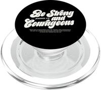 Sii forte e coraggioso versetto biblico cristiano Giosuè 1:9 PopSockets PopGrip per MagSafe