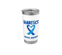 Sii gentile con i diabetici Abbiamo a che fare con abbastanza tocchi già T1D Bicchiere termico in acciaio inox doppia parete