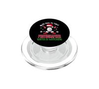 Sii gentile con il fotografo che Babbo Natale sta guardando PopSockets PopGrip per MagSafe