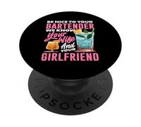Sii gentile con il tuo barista Conosciamo tua moglie PopSockets PopGrip Adesivo