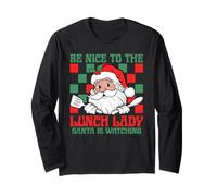 Sii Gentile con la Cuoca, Babbo Natale Guarda Maglia a Manica