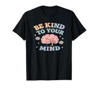 Sii Gentile con la Tua Mente Cute Brain Heart Maglietta