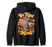 Sii Gentile con la Tua Mente Design Divertente Felpa con Cappuccio