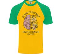 Sii Gentile Con La Tua Mente Maglietta Da Baseball S/S Uomo