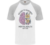 Sii Gentile Con La Tua Mente Maglietta Da Baseball S/S Uomo