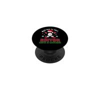 Sii gentile con l'editore Babbo Natale sta guardando Natale PopSockets PopGrip Adesivo