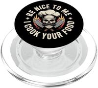 Sii gentile con me Cucino il tuo chef alimentare PopSockets PopGrip per MagSafe