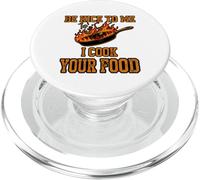 Sii gentile con me Cucino il tuo chef alimentare PopSockets PopGrip per MagSafe