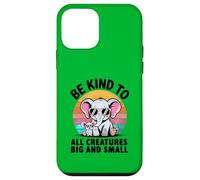 Sii gentile con tutte le creature con elefante e topo Custodia per iPhone 12 mini