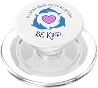 Sii gentile Dolphin Trio con cuori PopSockets PopGrip per MagSafe