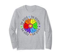 Sii Gentile Essere Coraggioso Essere Sciocco Essere tu Girasole Maglia a Manica
