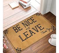 Sii Gentile O Vattene, Grazie Zerbino Retro Tappeto Bagno Funny Zerbino Ingresso Per Interni Ingresso Interno 40 X 60Cm