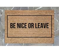 Sii Gentile O Vattene Zerbino Funny Tappeto Doccia Moderno Zerbini Di Benvenuto Per Porta Interno Interni 40 X 60Cm