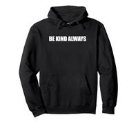 Sii Gentile Sempre Felpa con Cappuccio, Unisex per Adulti, Nero, M
