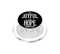 Sii GIOIOSO nella SPERANZA ROMANI 12:12 Arte Motivazionale PopSockets PopGrip per MagSafe